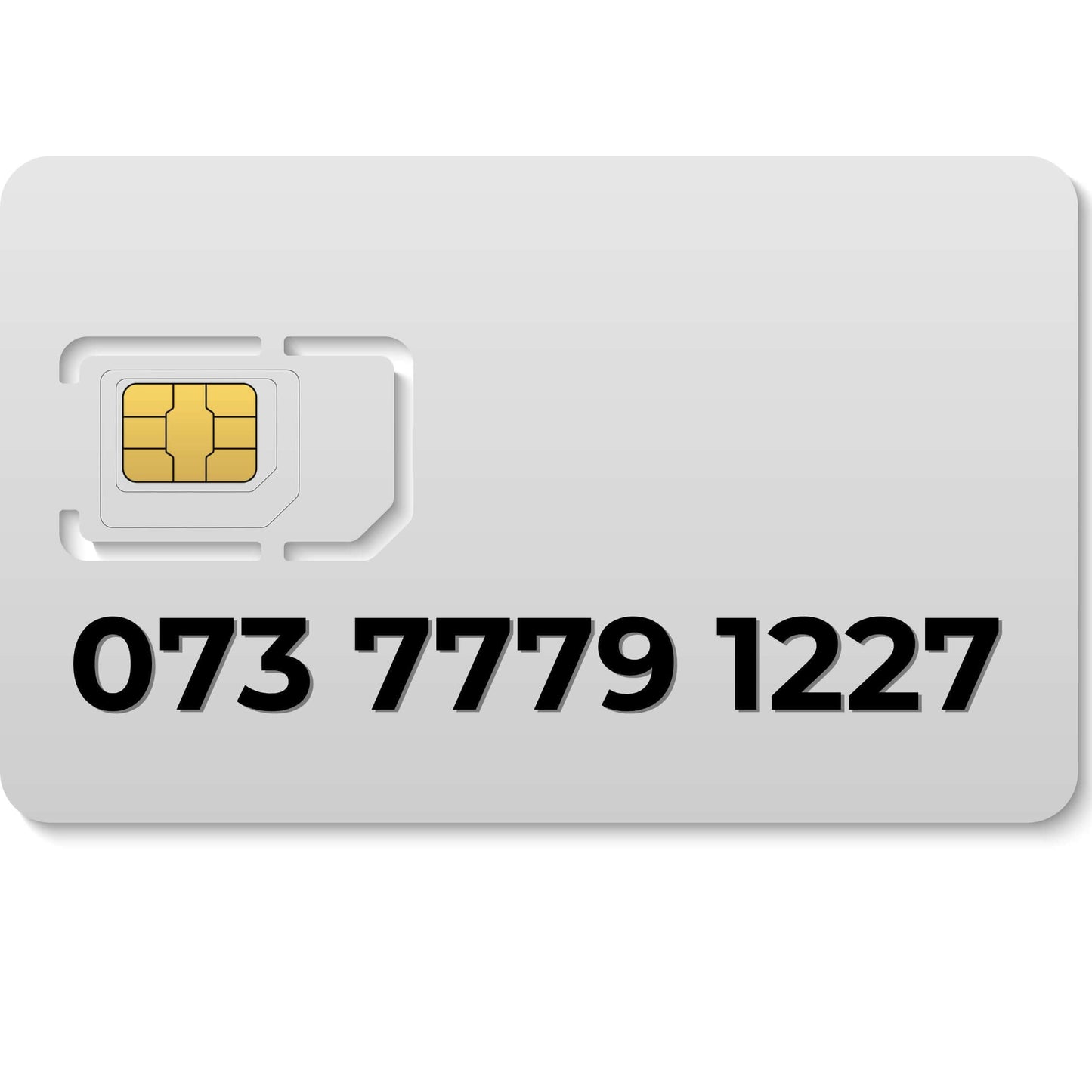 VIP mobile number 073 7779 1227 (EE) – buy premium UK gold number for sale, memorable and unique.
