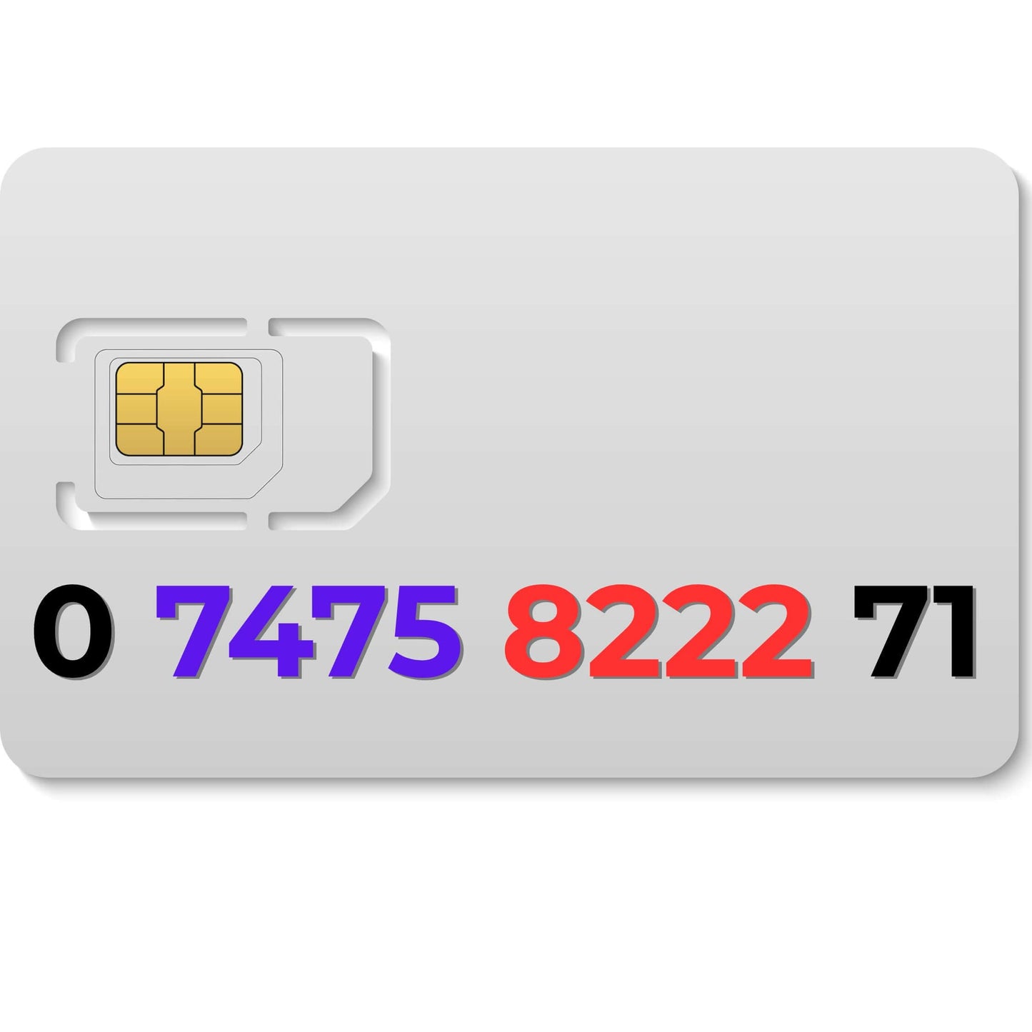 VIP mobile number 07475822271 (Vodafone) – unique gold number for sale in the UK, perfect for businesses.