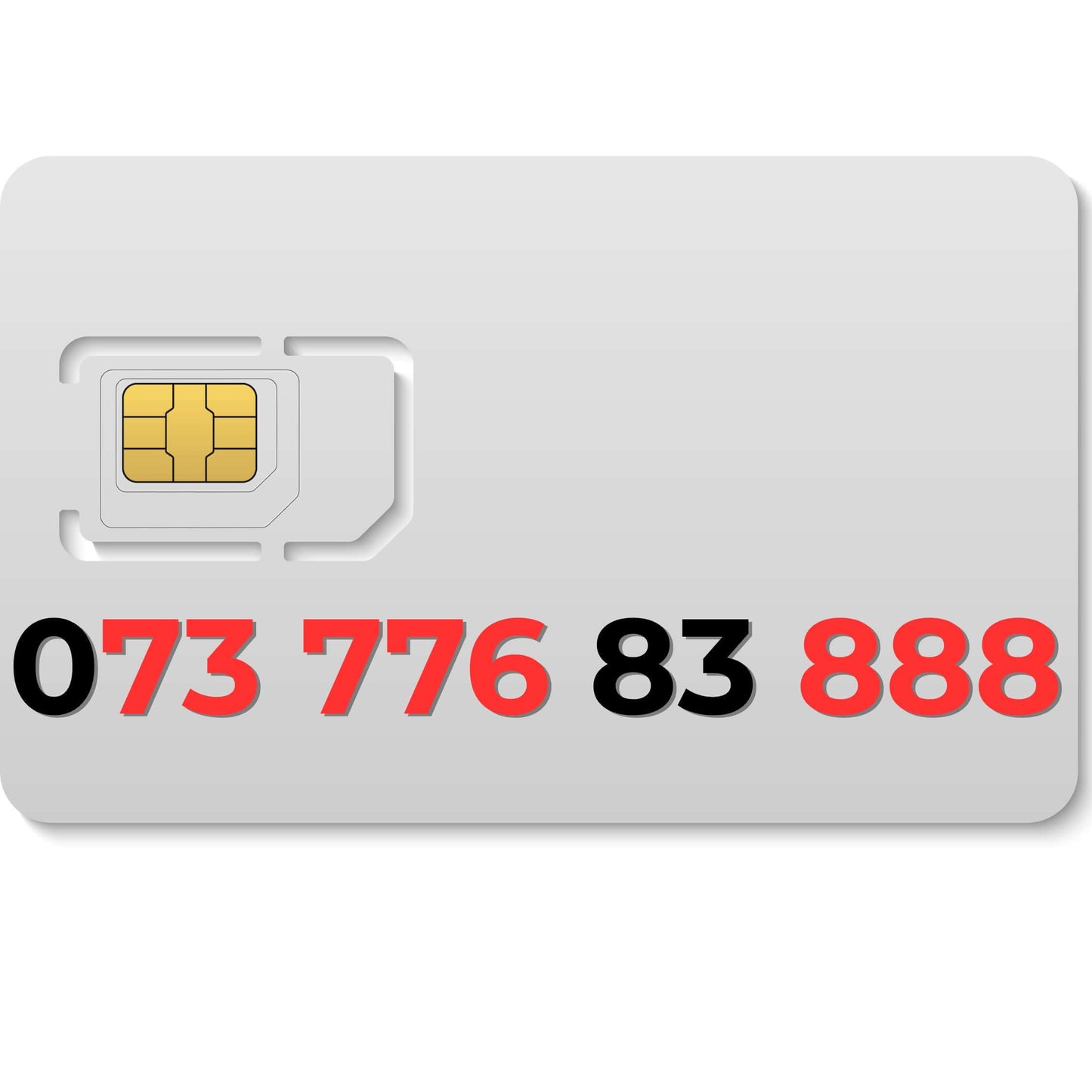 Premium VIP mobile number 07377683888 (EE) – unique gold number for sale in the UK, choose your own mobile number.