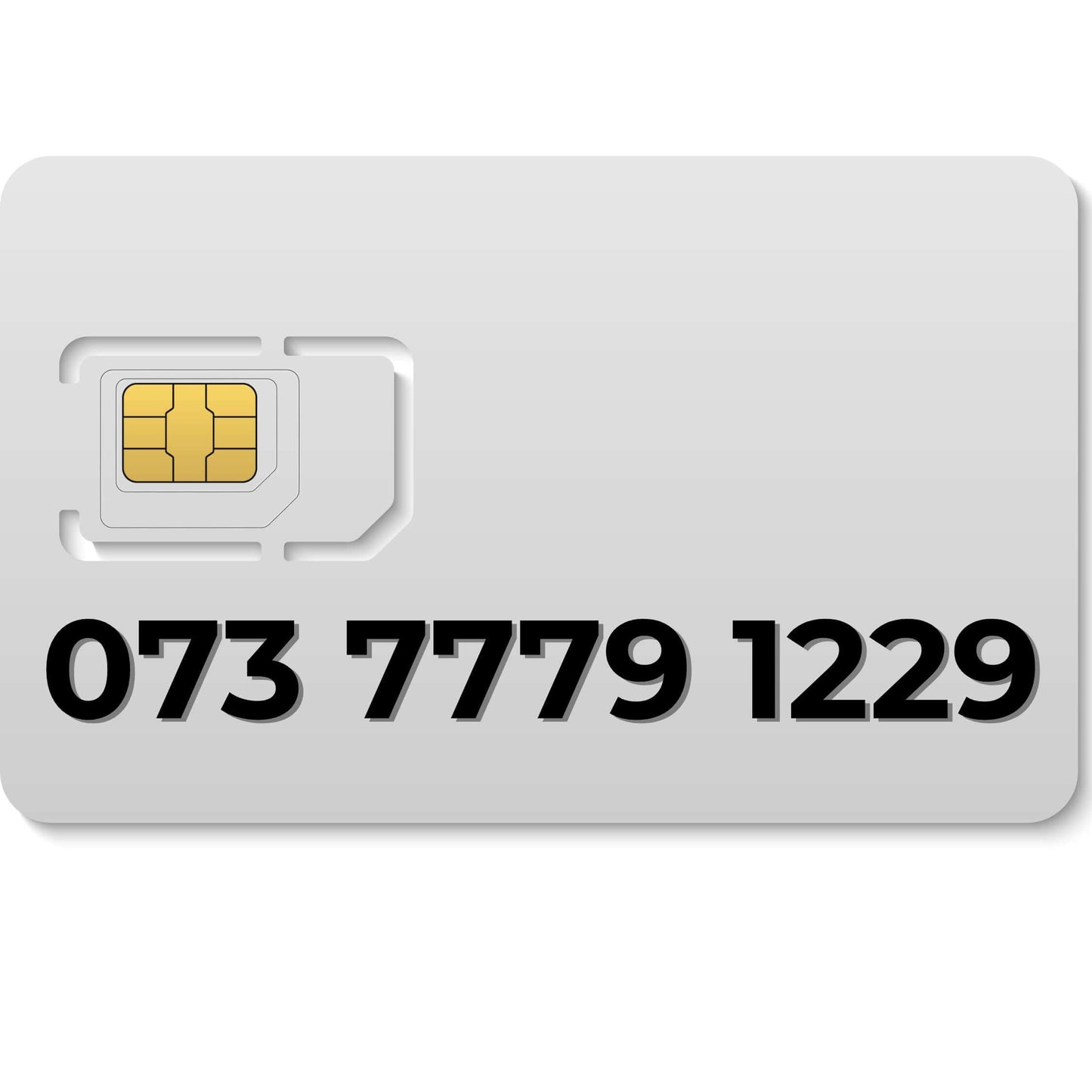 073 7779 1229 VIP mobile number UK – premium gold number SIM available for purchase, memorable and unique.