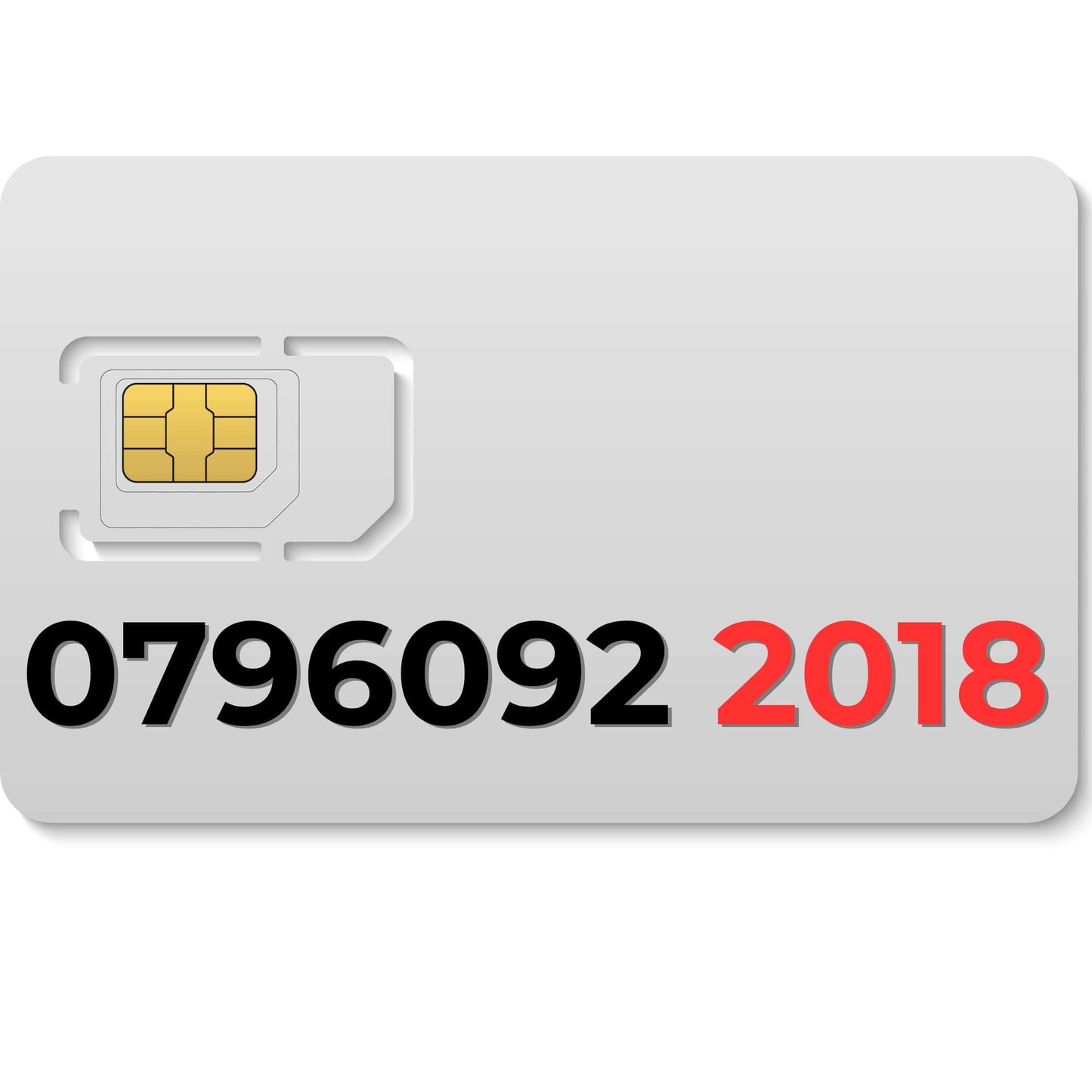 Premium mobile SIM showing VIP mobile number 07960922018 (EE) – buy your gold number in the UK today!