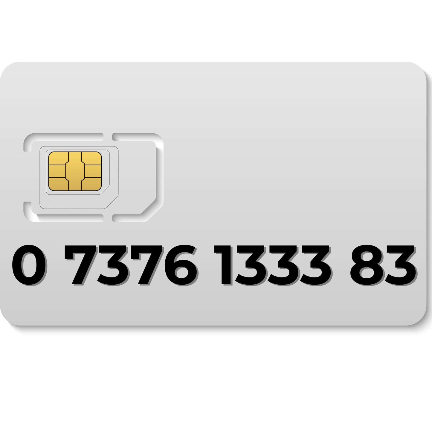 0 7376 1333 83 VIP mobile number UK – premium gold number available for purchase online, memorable choice.