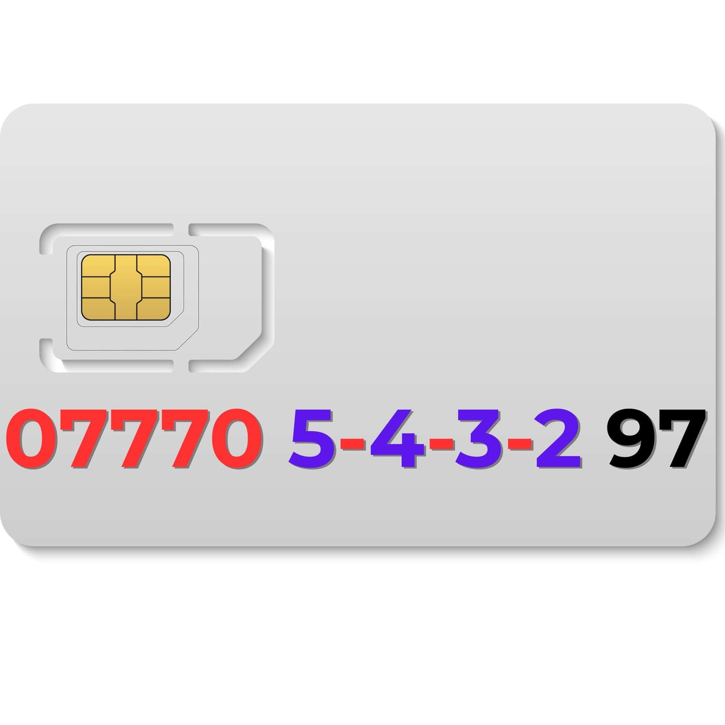 VIP mobile number 07770543297 (EE) – memorable gold number for sale in the UK, perfect for business and personal use.
