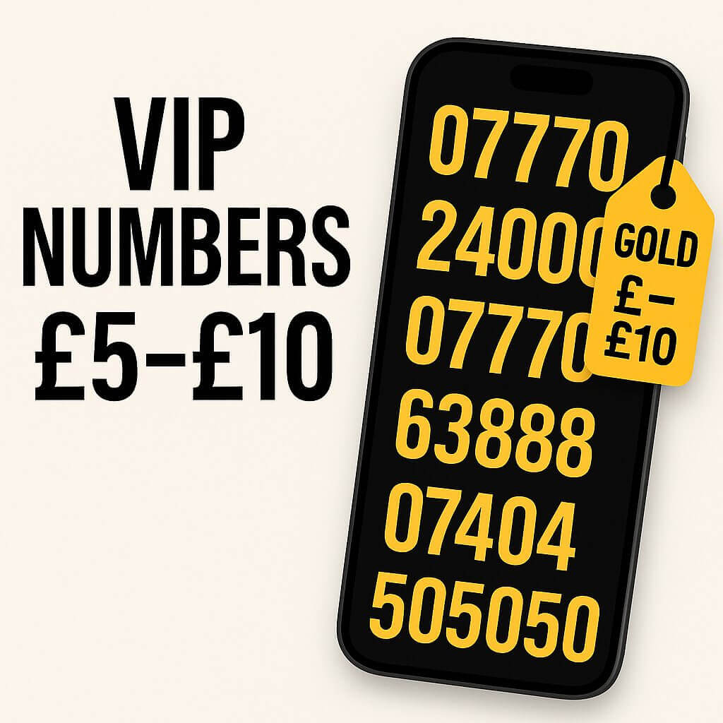 VIP Numbers £5–£10