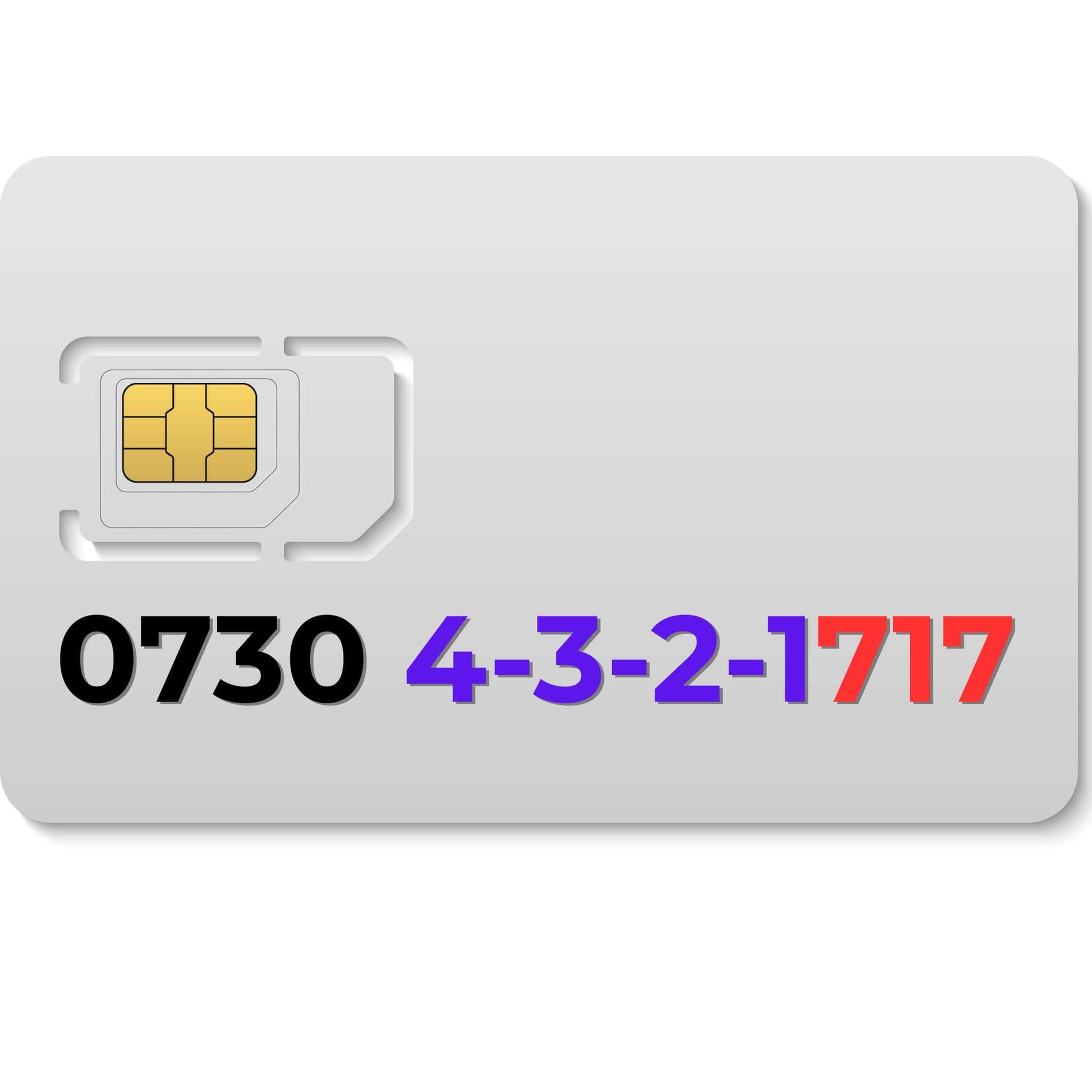 Premium VIP mobile number 0730 4321717 (EE) – buy memorable phone number UK for personal or business use.