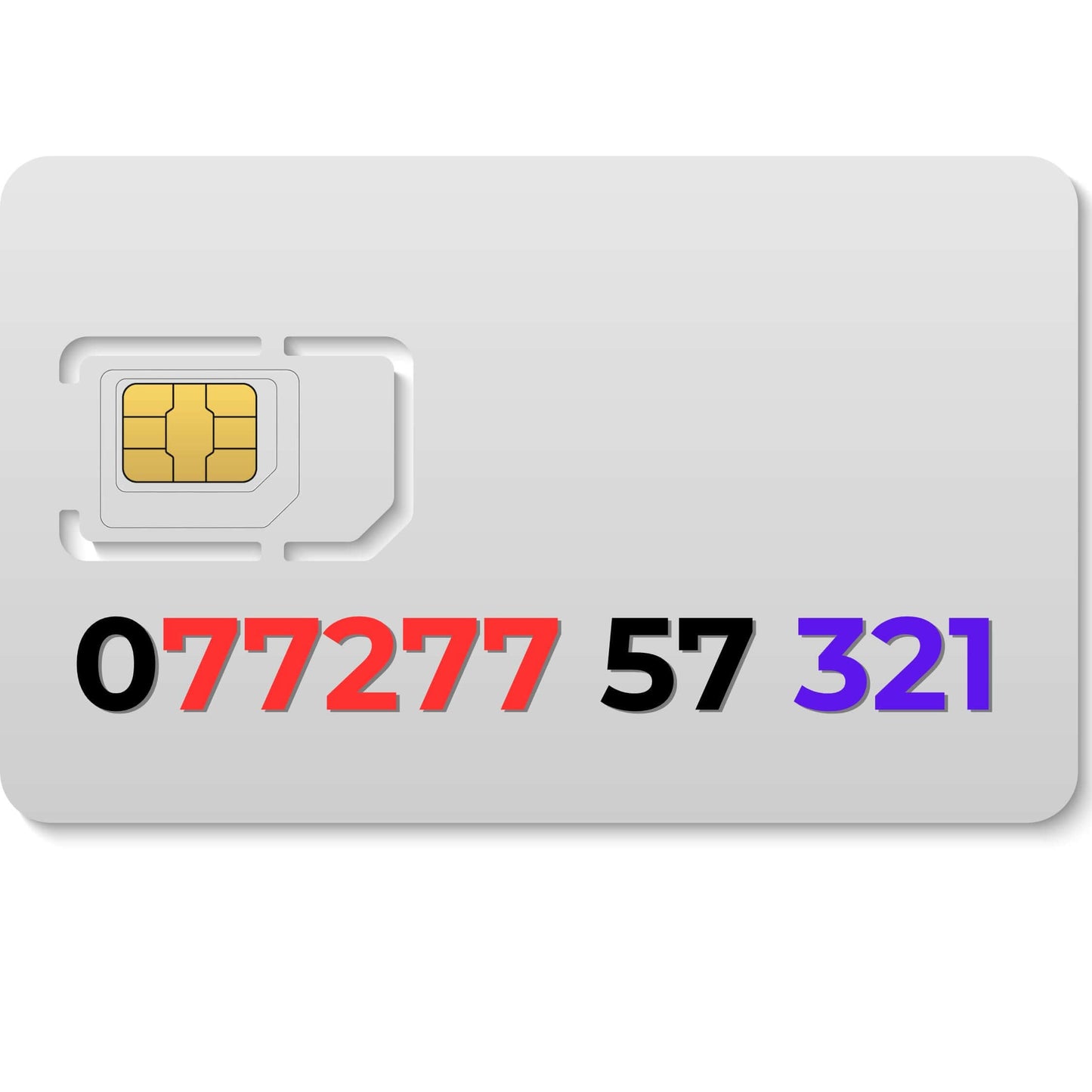 Premium VIP mobile number 077277 57 321 (UK) – unique gold number for business or personal use.