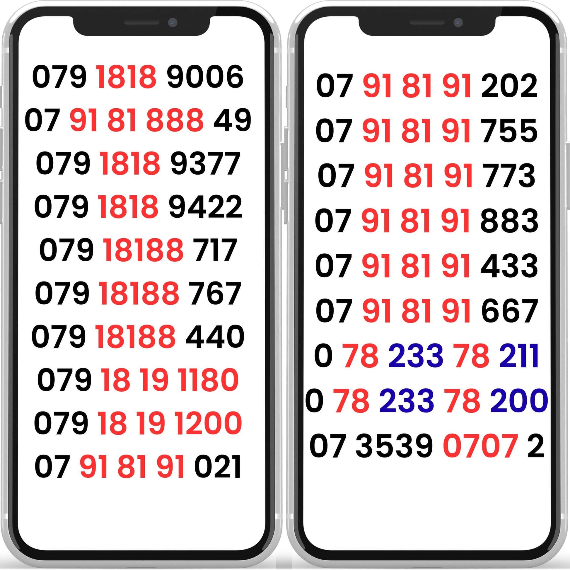 Exclusive Gold Mobile Numbers – VIP Phone Numbers – Choose Your Own Number Today