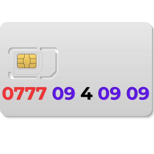 0777 09 4 0909