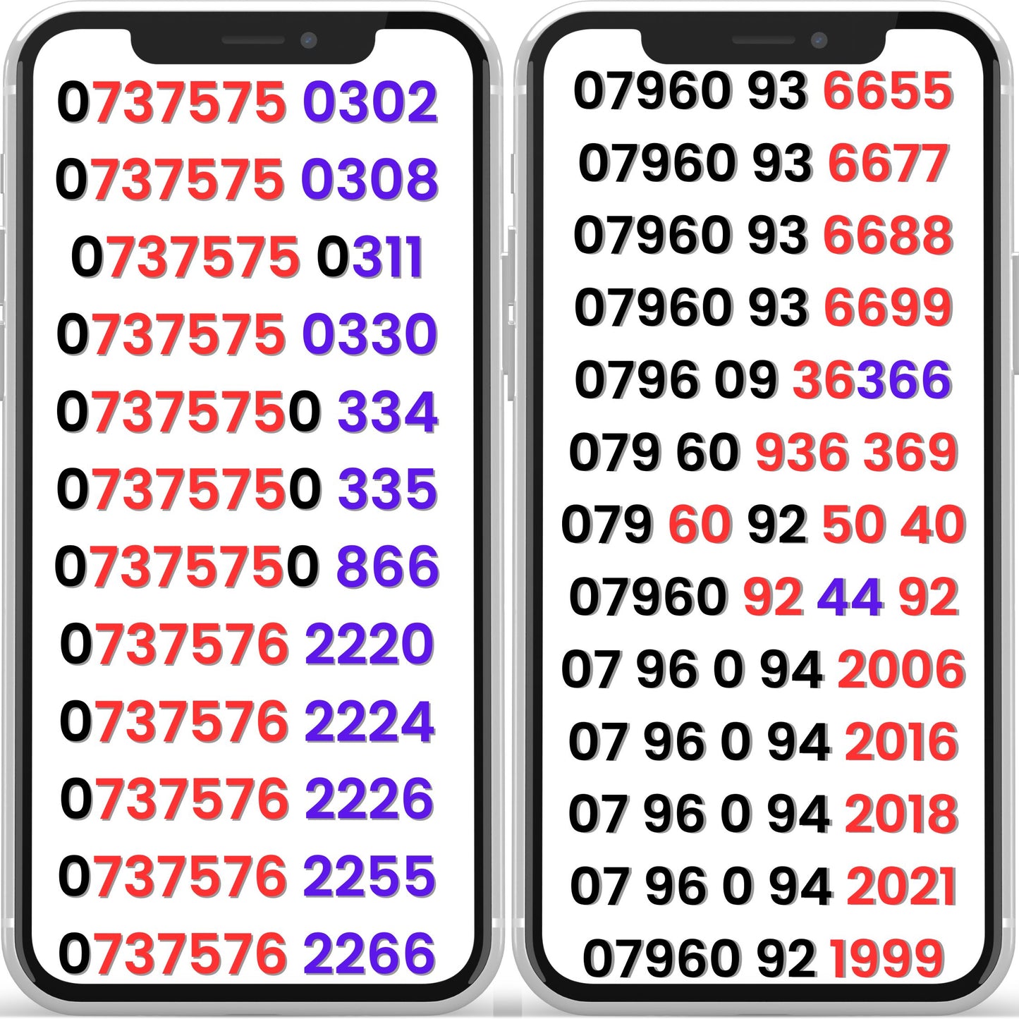 Buy EE VIP numbers UK – gold mobile numbers, personalised phone numbers and VIP SIM card numbers available