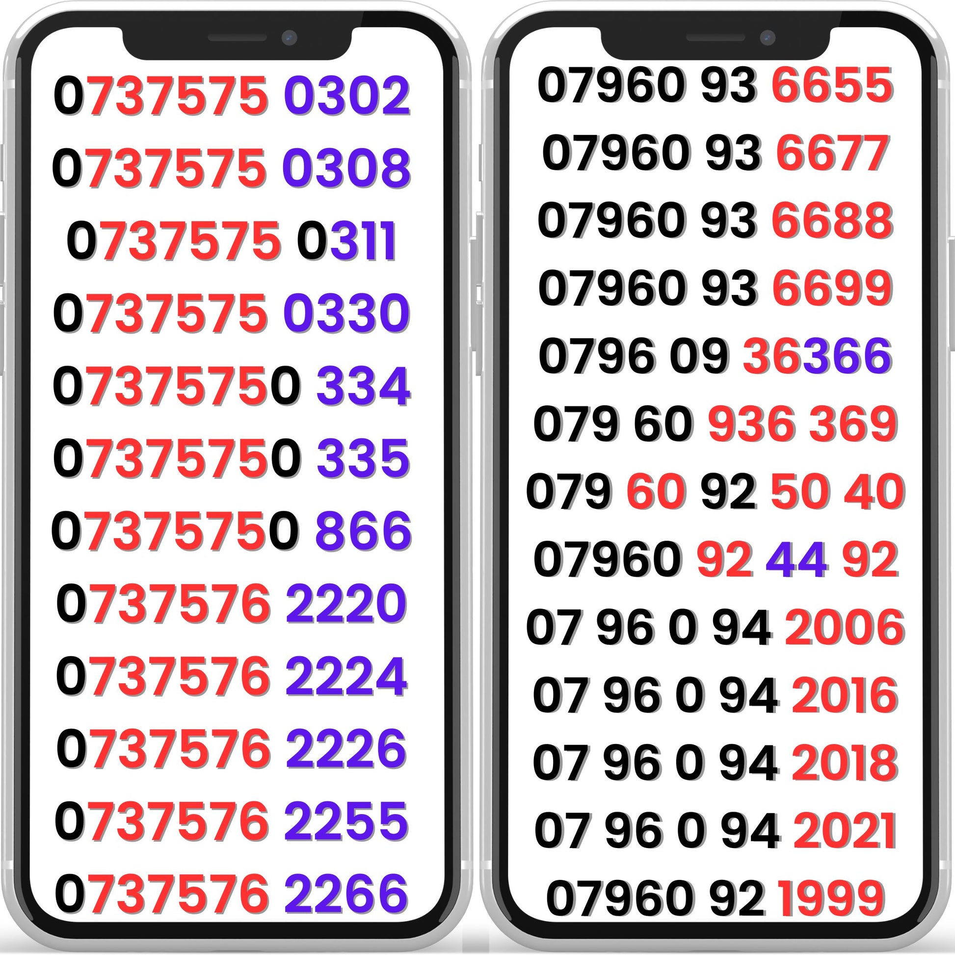 Buy EE VIP numbers UK – gold mobile numbers, personalised phone numbers and VIP SIM card numbers available
