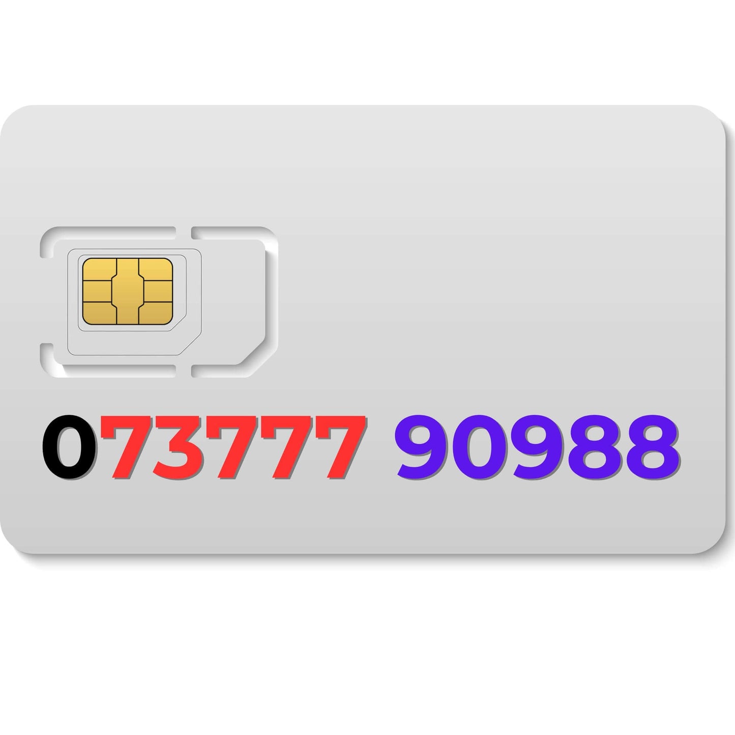 VIP mobile number 073777 90988 (EE) – memorable gold number for sale in the UK, perfect for personal or business use.