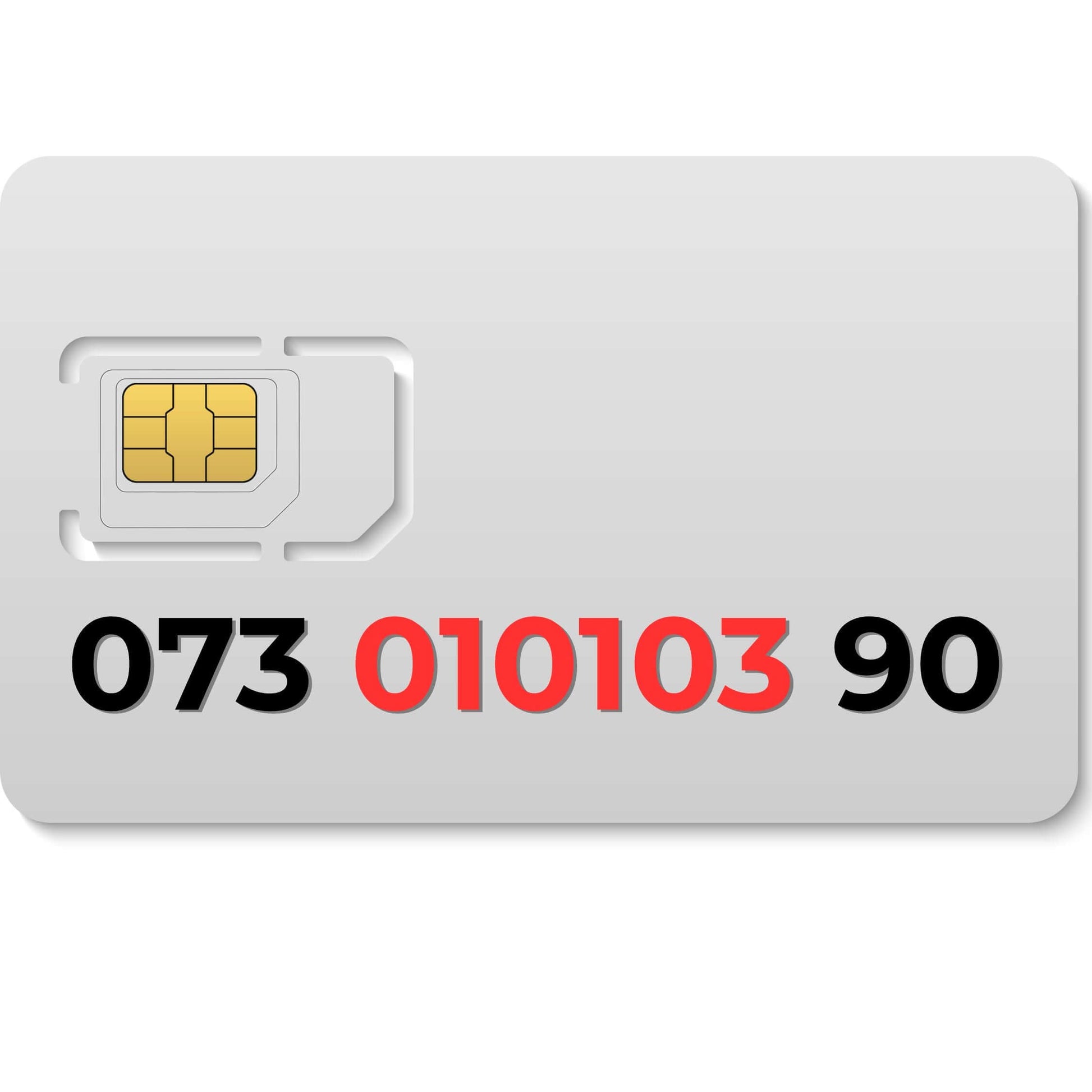 VIP mobile number 073 010103 90 (EE) – buy this gold number in the UK for a memorable phone experience.