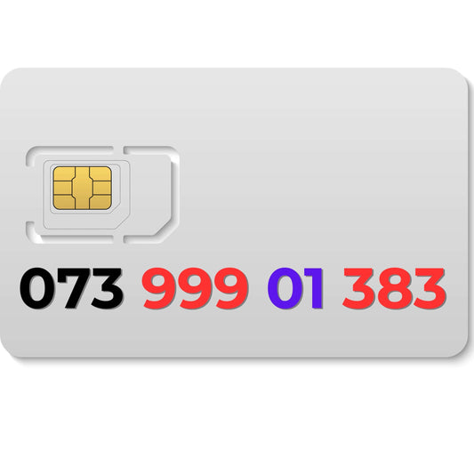 VIP mobile number 073 999 01 383 (EE) – premium gold number available in the UK for personal or business use.