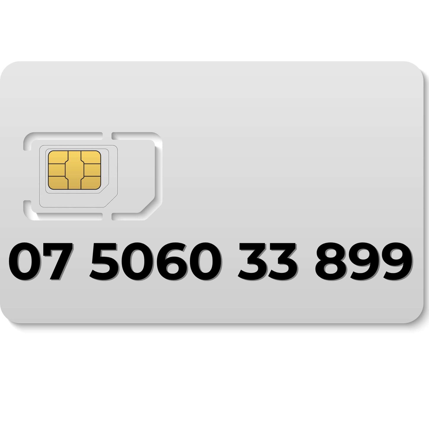 Gold mobile number 07506033899 (choose your own mobile number UK) – premium SIM for sale in the UK.