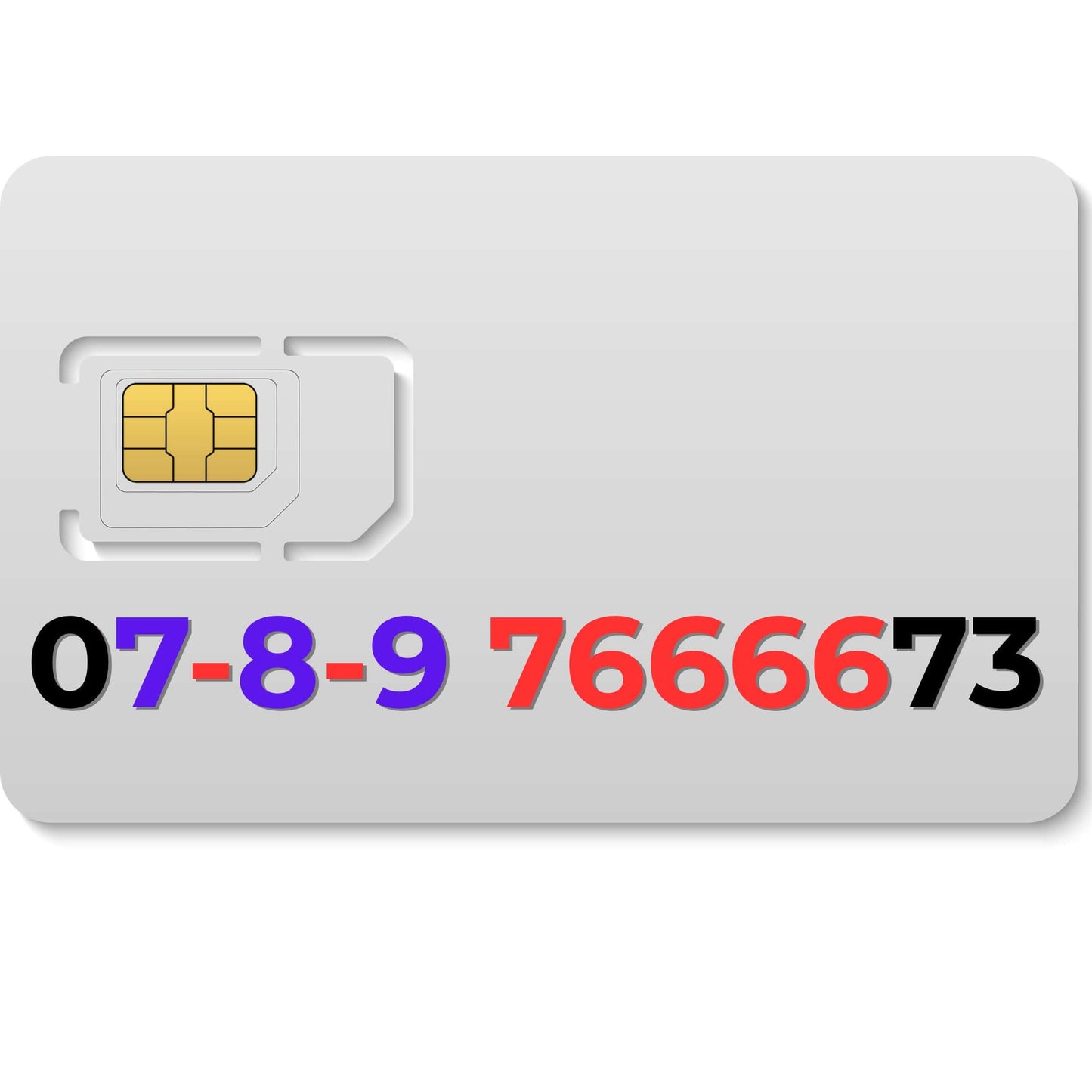VIP mobile number 07897666673 (EE) – premium gold SIM for sale in the UK, perfect for business or personal use.