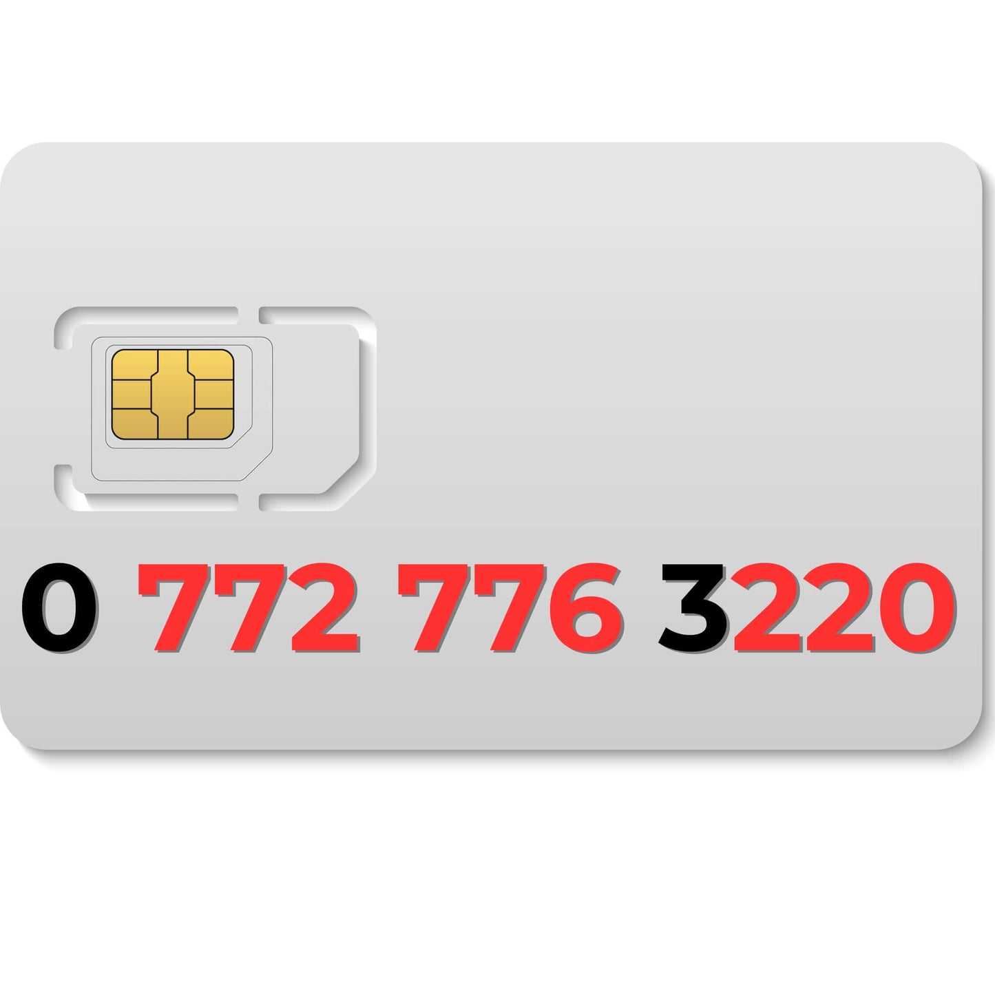 VIP mobile number 07727763220 (Vodafone) – premium gold number available in the UK, perfect for memorable use.