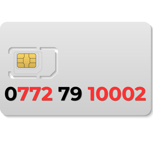 Smarty VIP mobile number 07727910002 exclusive gold number UK