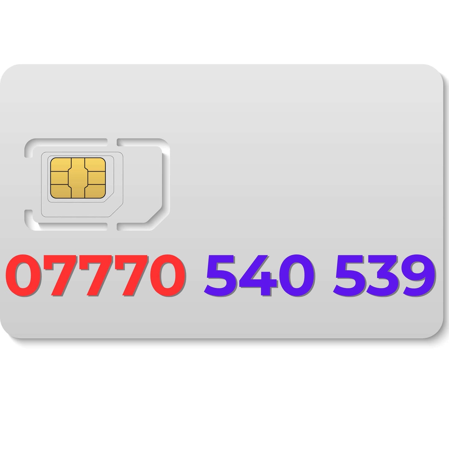 VIP mobile number 07770540539 (Vodafone) – premium gold number for sale in the UK, easy-to-remember and exclusive.
