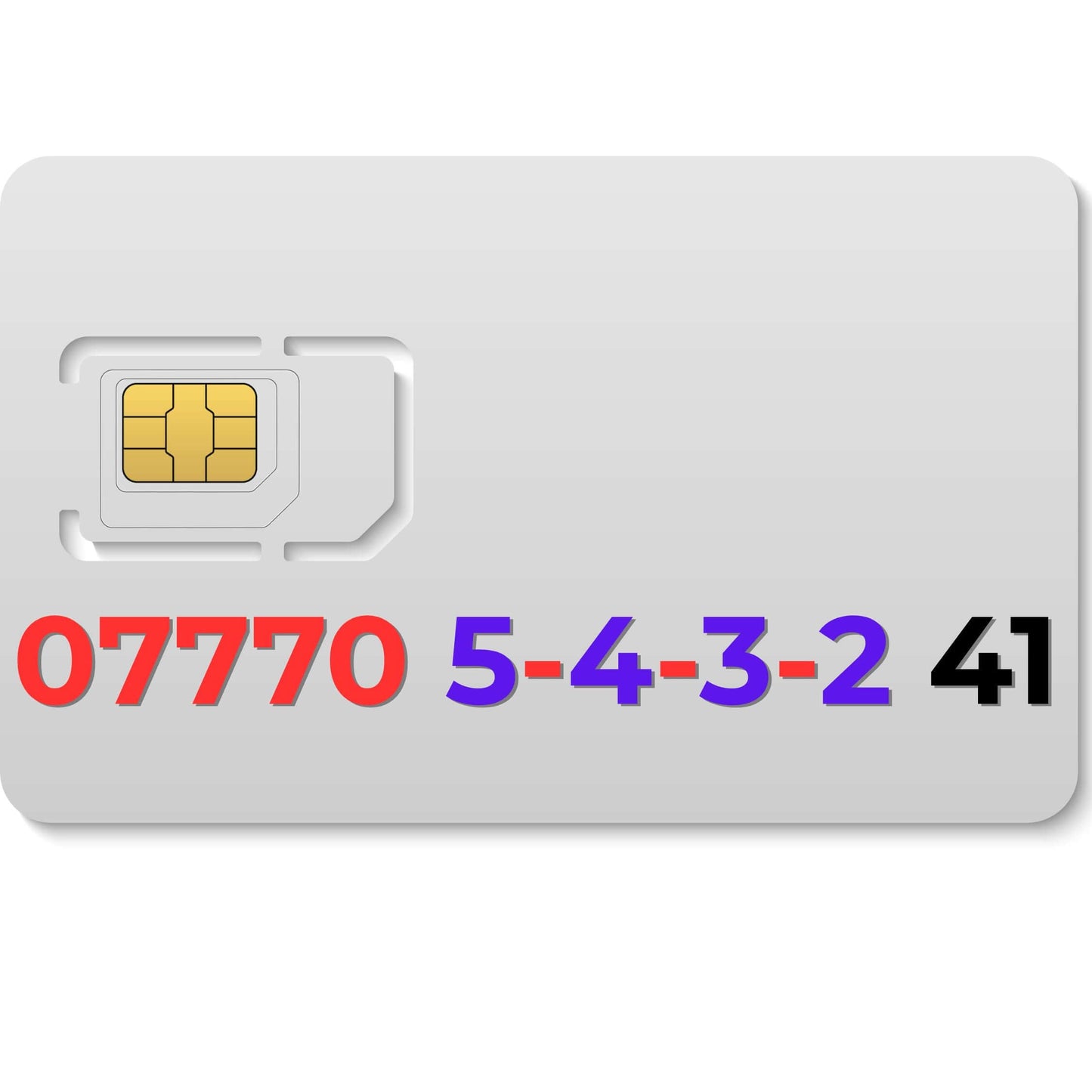 UK VIP mobile number 07770543241 (EE) – premium gold SIM for business and personal use, memorable and stylish.