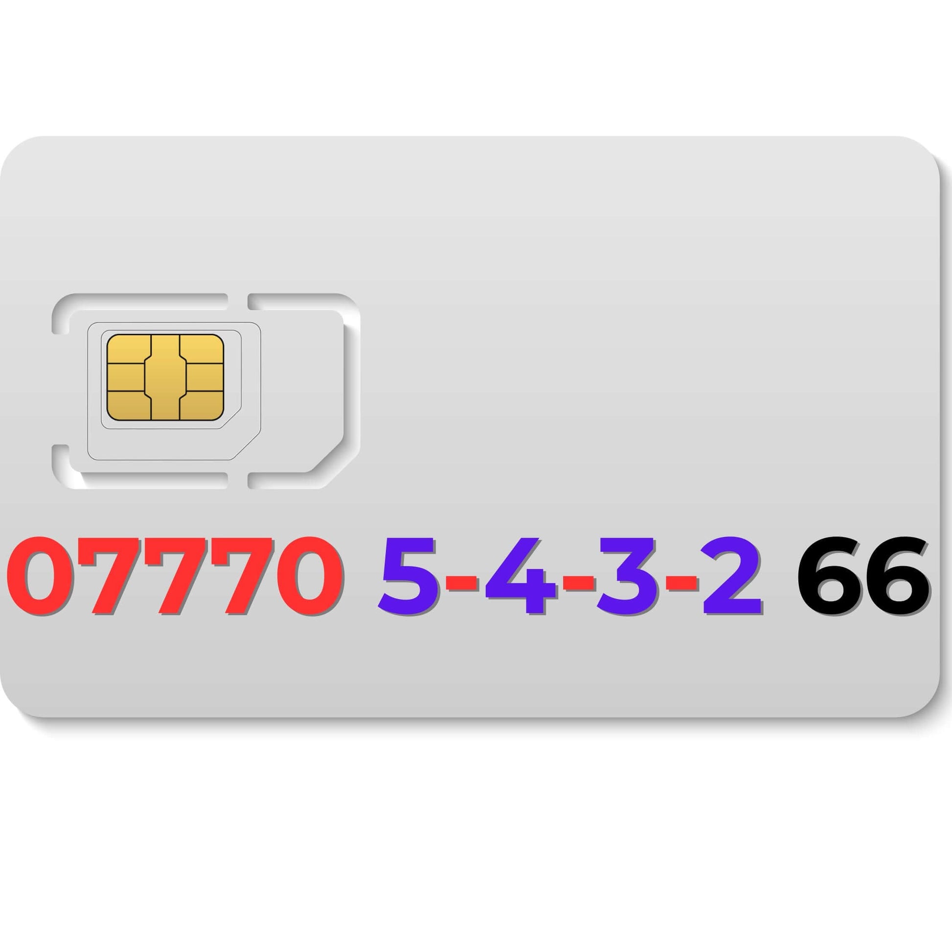 VIP mobile number 07770543266 (UK) – premium gold number for sale, ideal for business and personal use.